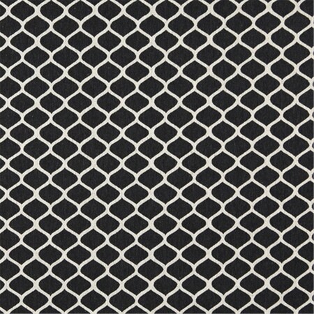 Designer Fabrics 54 in. Wide Midnight And Off White- Modern- Geometric Designer Quality Upholstery Fabric K0008G